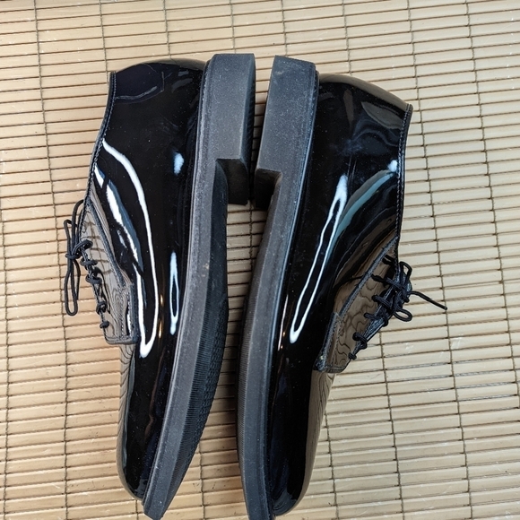 Bates Dress ,Formal, wedding, prom Uniform Shoe Men's Size 10.5 E High Gloss Bla - Picture 7 of 10